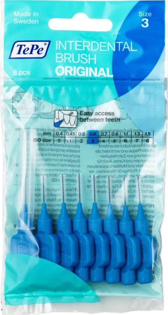 Tepe Interdental Arayüz Fırçası 8'li 0.6 MM