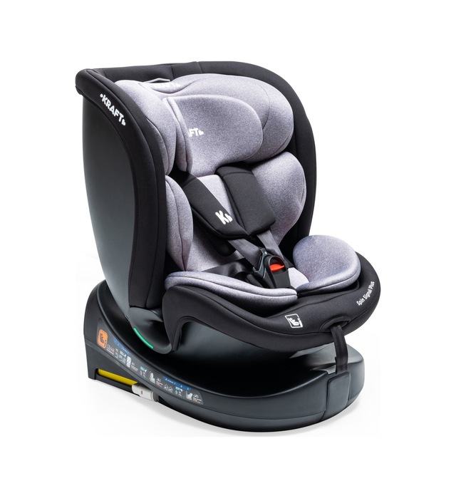 Kraftspin Signal Plus I-size 360 Derece Dönebilen İsofix Bağlantılı Oto Koltuğu 0-36 Kg Grey
