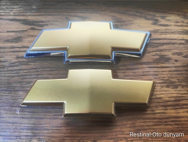 Chevrolet Kalos 2002-2008 Ön Ve Arka Panjur Logosu 3d Krom Arma Amblem Yüksek Kalite