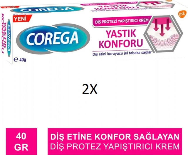 Maximum Tutuş Konfor Diş Protezi Yapıştırıcı Krem 40 Gr 2 Adet