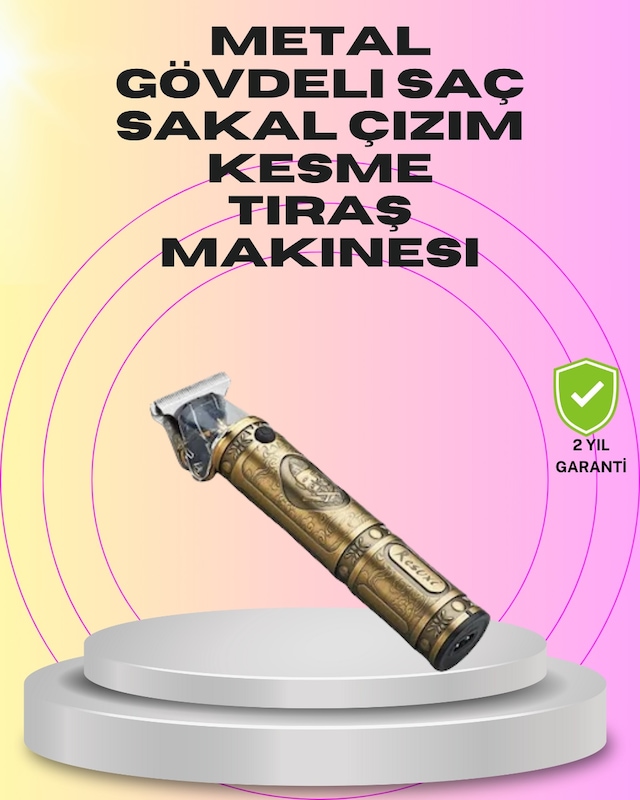 Güçlü Motorlu, 4 Kılavuz Taraklı Kompakt Saç Kesme Makinesi Uzun Pil Ömürlü Diğer