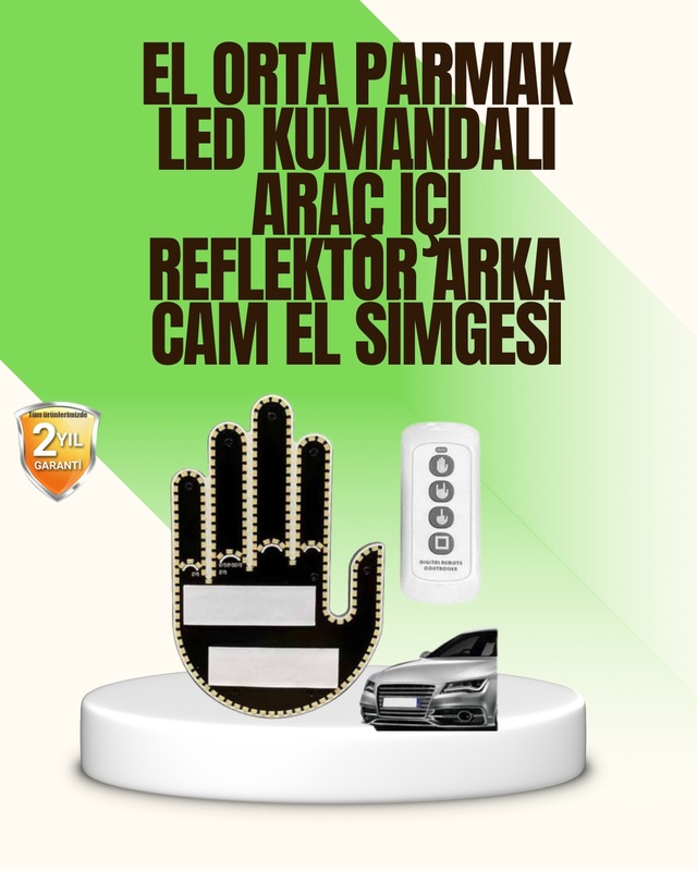 Uzaktan Kumandalı Led El Park Uyarı Cihazı Suya Dayanıklı Enerji Tasarruflu - Lisinya