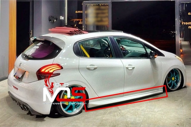Peugeot 208 Marşpiyel Sağ Sol Tk Fiberglass Boyasız