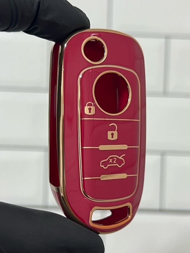 Fiat Egea Uyumlu Nano Anahtar Kılıfı Kırmızı