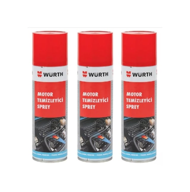 Würth Motor Temizleyici Sprey 3 x 500 ML