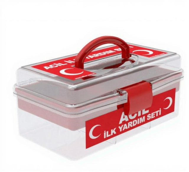 Acil İlk Yardım Seti Küçük-şeffaf