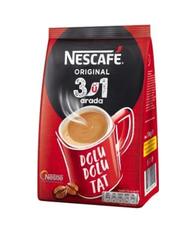 Nescafe 3 in 1 Granül Kahve 1 KG