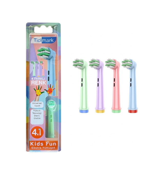 Kids Fun - Narin Yumuşak Oral-b İle Uyumlu Diş Fırçası Başlığı -