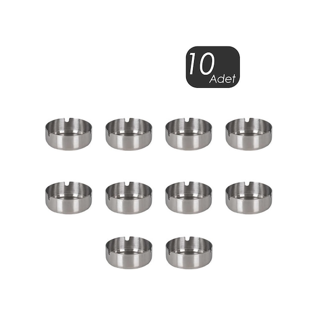Porsima Etn-015 10 lu Küllük 1,2 ml Kalınlık Metal Küllük