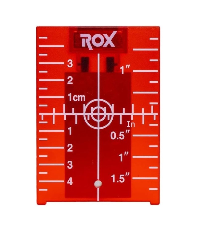 Rox 0273 Lazer İçin Görünürlük Arttırıcı Lazer Hedef Kartı Plakası 104x74 Mm