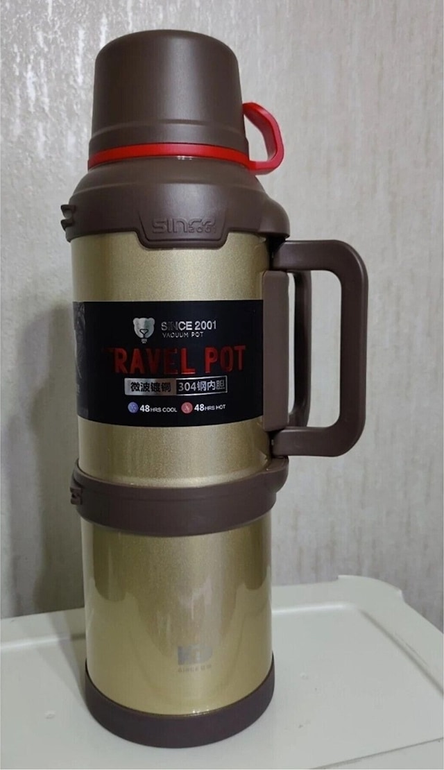 4 Litre Aile Boy Paslanmaz Çelik İSSİ Termos Dağcı Termos