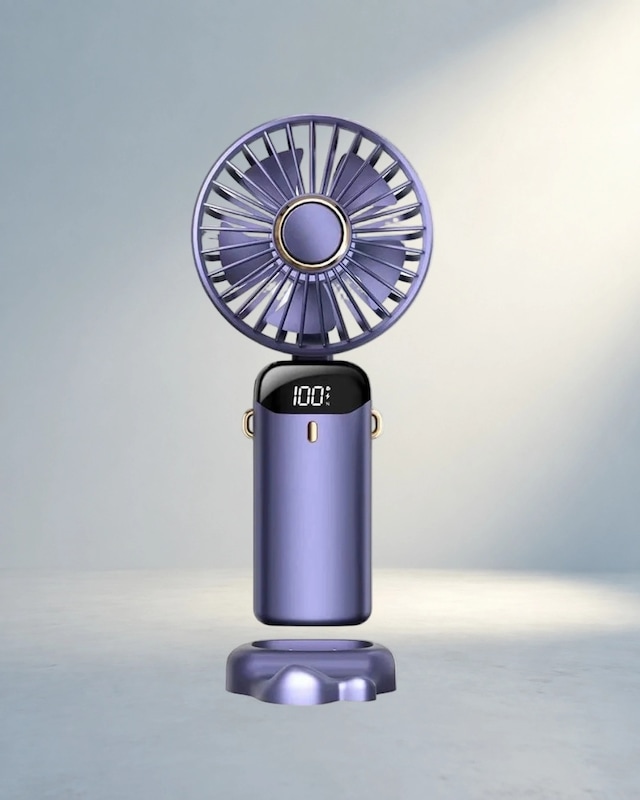 Taşınabilir Mini Fan 5 Kademeli Hız İle