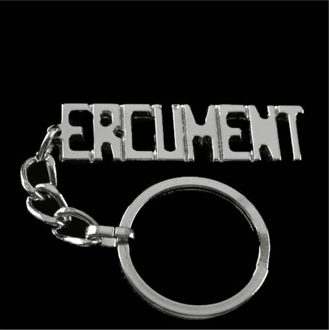 Ercüment - 142 - - Spt-gld - İsimli Anahtarlık Çok Renkli