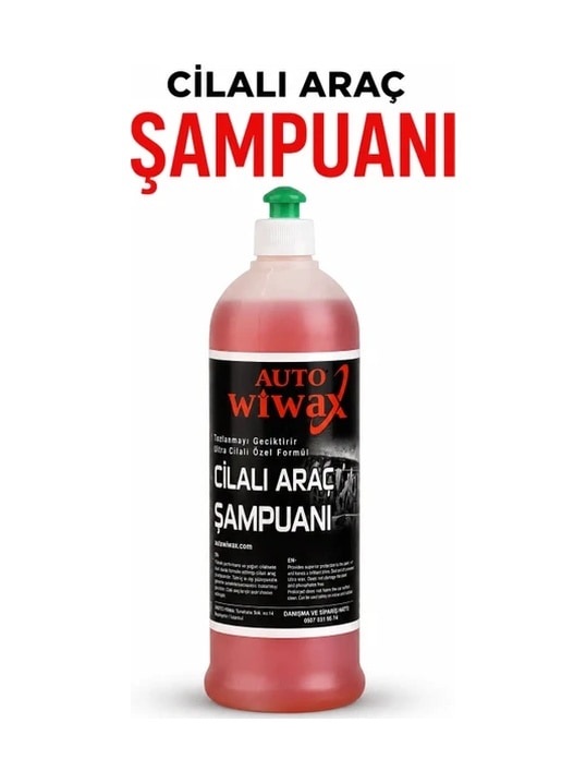 Auto Wiwax Cilalı Oto Şampuanı 1 Litre Boya Koruma Ve Parlaklık