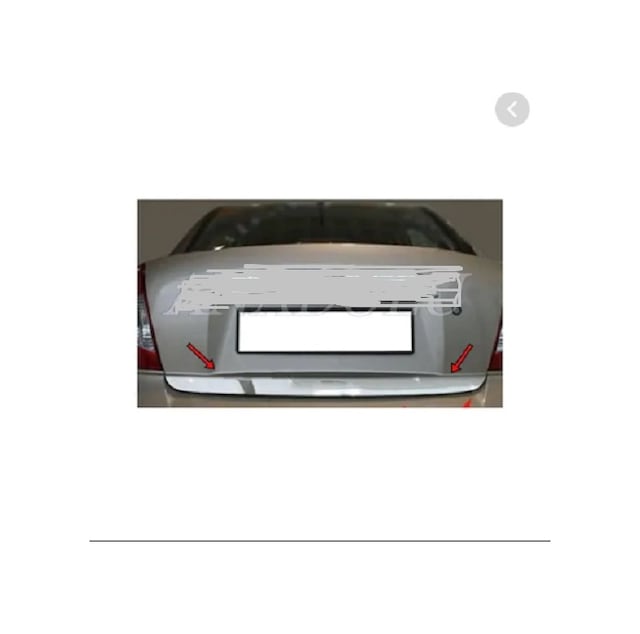 S-Dizayn Hyundai Accent Era Krom Bagaj Alt Çıta 2005-2011 N11.2183