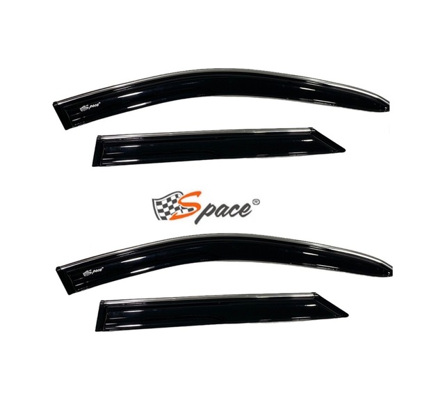 Krom Cam Rüzgarlığı 1.2mm Dacia Stepway 4'lü 2014+/ Caru455