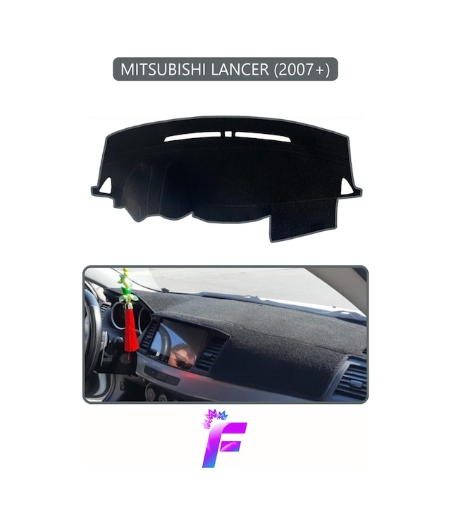 Mıtsubıshı Lancer 2007+ Araca Özel Torpido Örtüsü Kolay Montaj Güneşten Korur Koruma H50 Torpido Halısı