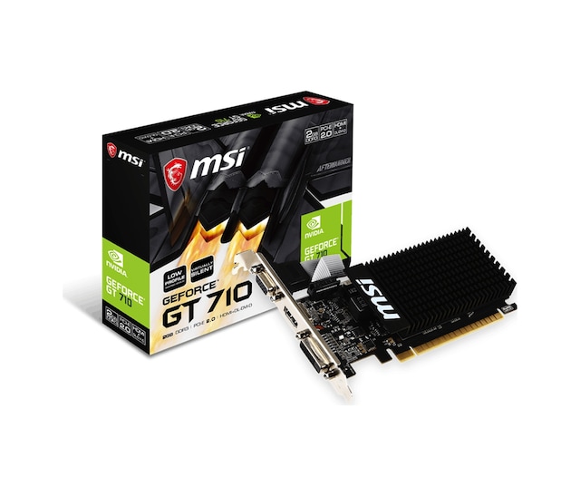 MSI NVIDIA GeForce GT 710 2GD3H LP 2 GB 64 Bit DDR3 Ekran Kartı