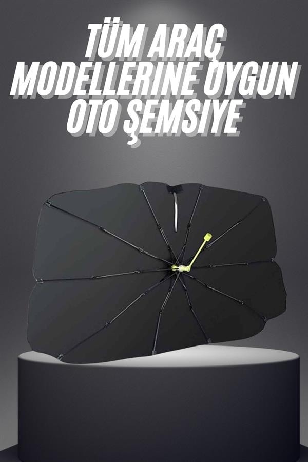 Depomıx Yeni Nesil Tüm Araç Modellerine Uygun Oto Şemsiye Katlanabilir Uv Işınlarına Karşı