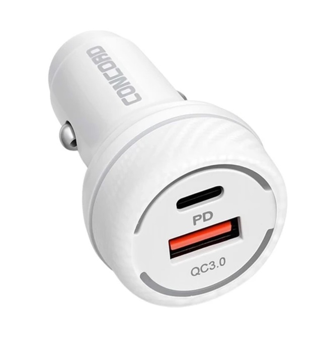 Concord C-777 55w Usb Type-c Qc 3.0 Pd 30w Araç Şarj Araç Çakmaklık Hızlı Şarj -