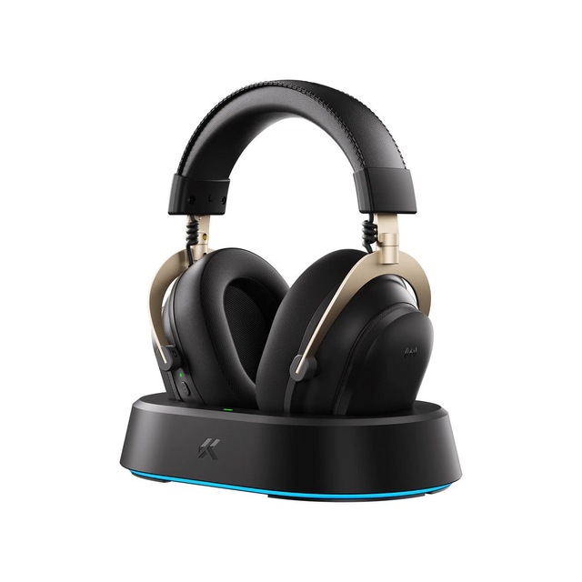 Mchose V9 Turbo+ Black Gold 7.1 Surround Kablosuz Gaming Kulaklık Hw-v9-10