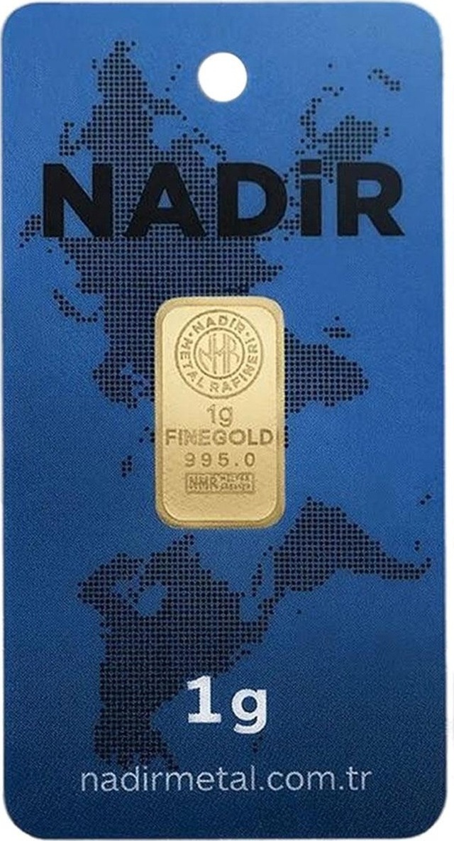 Nadir Gold Dikdörtgen 24 Ayar Gram Altın 1 G