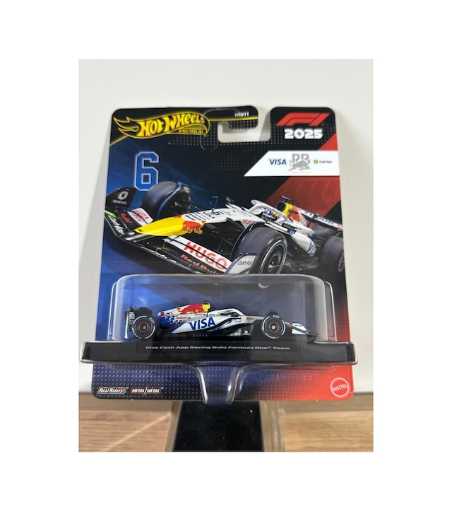 Hot Wheels Visa Cash App Racing Bulls Formula One Team 6 Beyaz