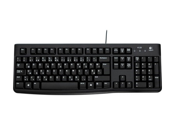 Logitech K120 920-004163 Kablolu Standart F TR Klavye