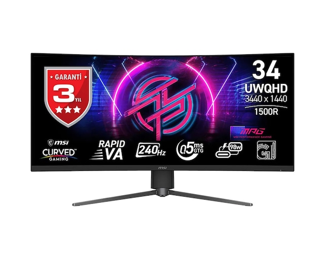 Msı Mpg 346cqrf X24 34 240hz 0.5ms 2k Uwqhd Adaptive Sync Cece5msı0314