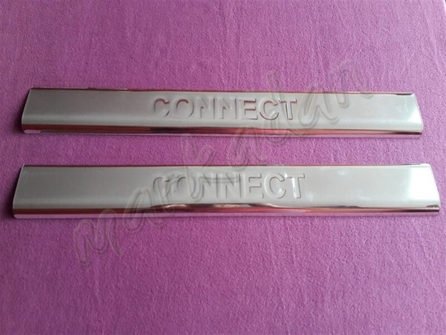 Woc Chrome Ford Connect Krom Kapı Eşiği 2002-2014 2 Parça Paslanm N11.41