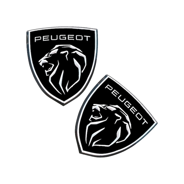 Peugeot Logo Arma 3d Metalize Sticker Alüminyum 2 Adet 3cmx3,5cm