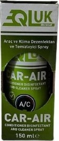 Qluk Klima Bombası Dezenfektan Sprey Limon Aromalı 150ml