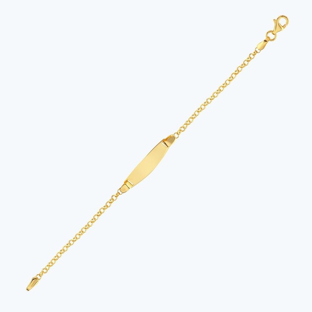 Altınbaş 22 Ayar Altın Çocuk Plaka Künye Bjrbl0016-25925 Renkli