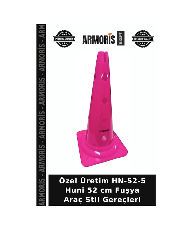 Özel Üretim Hn-52-5 Huni 52 Cm Fuşya Araç Stil Gereçleri