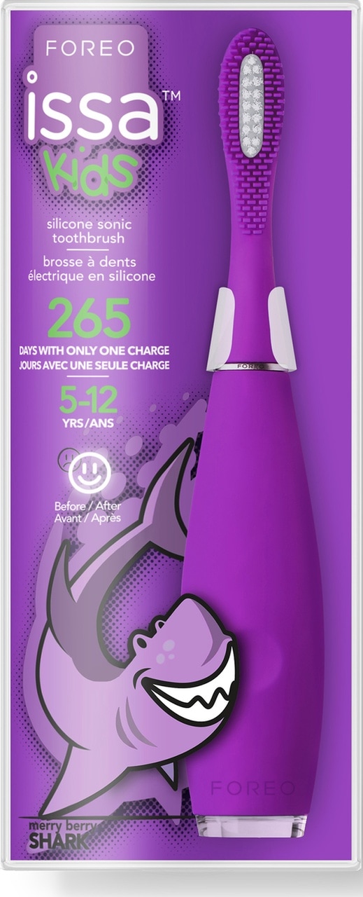Foreo Issa Kids Çocuk Diş Fırçası 5-12 Yaş için Merry Berry Shark