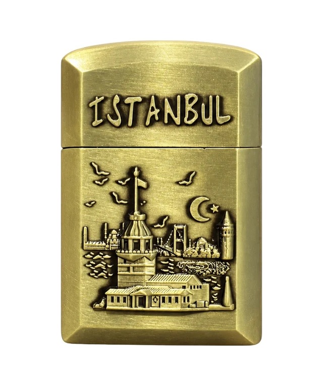 Hunter Soft Flame İstanbul Kız Kulesi Design Gold Çakmak Ack020