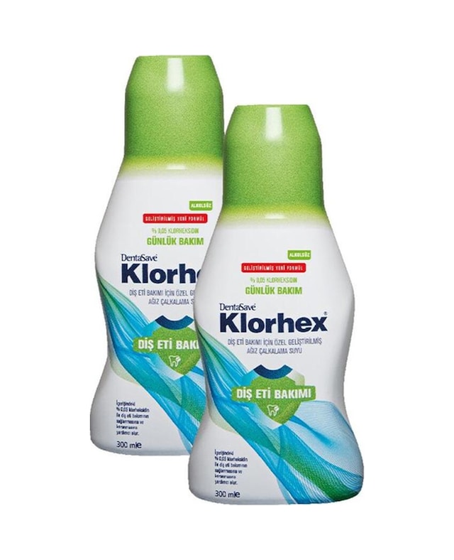 Klorhex Günlük Bakım Ağız Çalkalama Suyu 300 Ml X 2 37533213