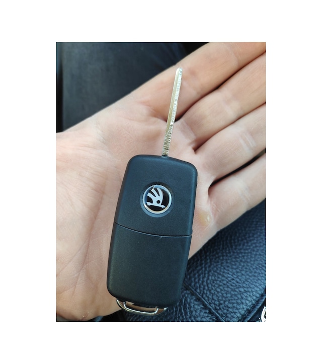 Skoda 12mm Anahtar Logosu Kumanda Arması 1 Adet