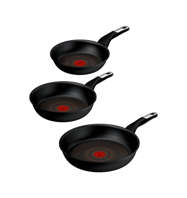 Tefal Explore Fusion Core 9X 3'lü Tava Seti - 20/24/28 Cm