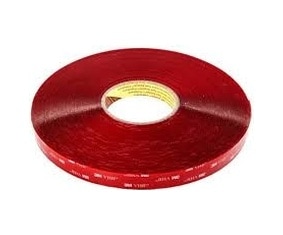 Çift Taraflı Montaj Bandı 2 Cm X 33 Metre Kırmızı Bant Ekstra Güçlü Yapışma İç ve Dış Mekan İçin GLZ03903401