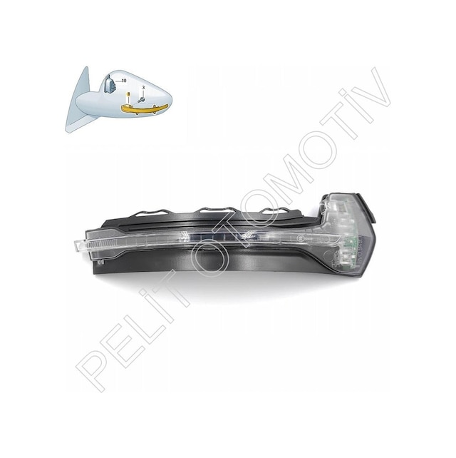 Audi A3 Sağ Ayna Sinyali 8v0949102b 2013 - 2021
