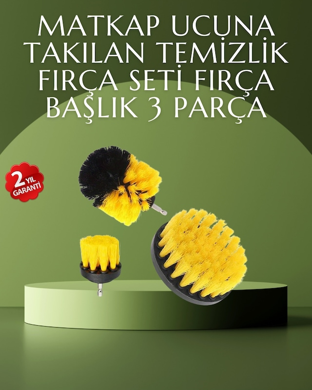 Tek Matkap Ucu Temizlik Fırçası Seti Ev Ve Araç İçin Najmaddin
