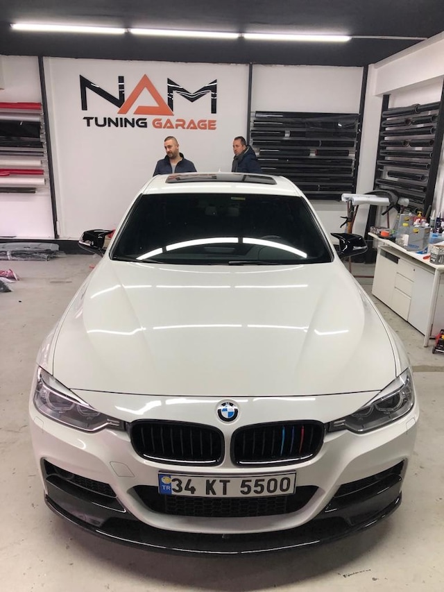 Bmw F30 M Technic 2012-2016 Ön Lip Plastik Parlak Siyah Vakum