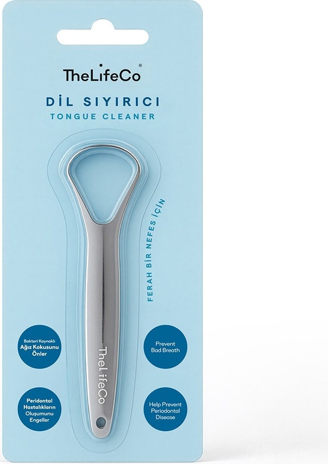 Thelifeco Paslanmaz Çelik Dil Temizleyici - Dil Sıyırıcı