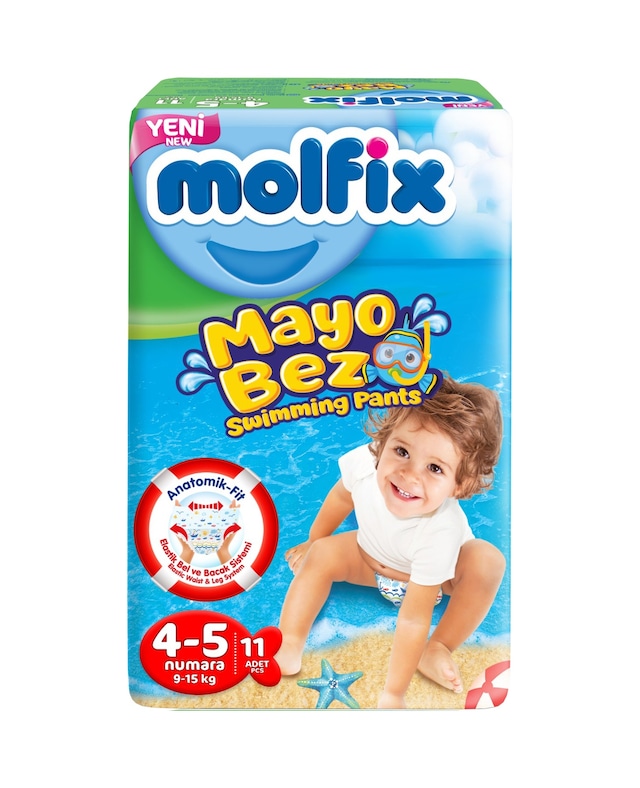 Molfix Swimming Pants Mayo Bez 4-5 Numara 11 Adet