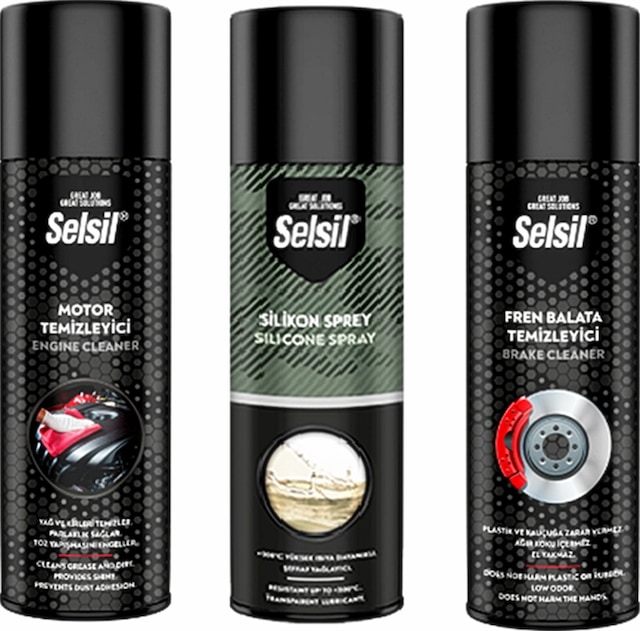 Motor Temizleme Silikon Fren Balata Spreyi 500 ML