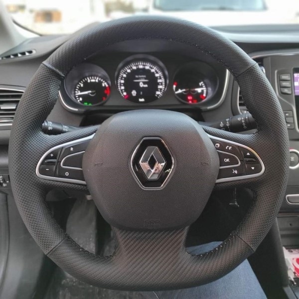 Renault Megane 4 Araca Özel Direksiyon Kılıfı Siyah