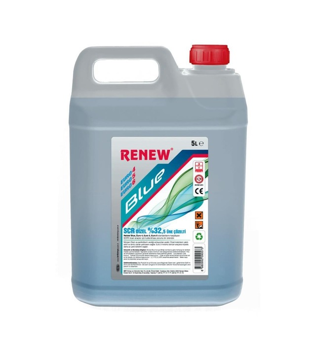 Renew SCR Blue 5 Lt Euro 4, Euro 5, Euro 6 SCR'li Dizel Araç Sıvı
