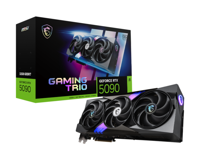 MSI Geforce RTX 5090 32G Gaming Trio OC 32 GB GDRR7 512 Bit Ekran Kartı