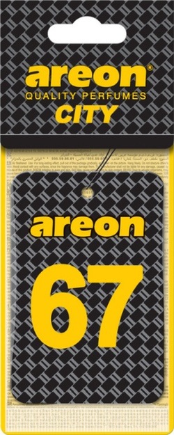 Areon City Vanilla Black 67 Oto Araç Kokusu